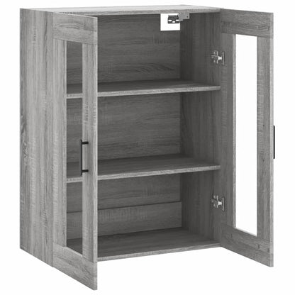 Wandschrank Grau Sonoma 69,5x34x90 cm