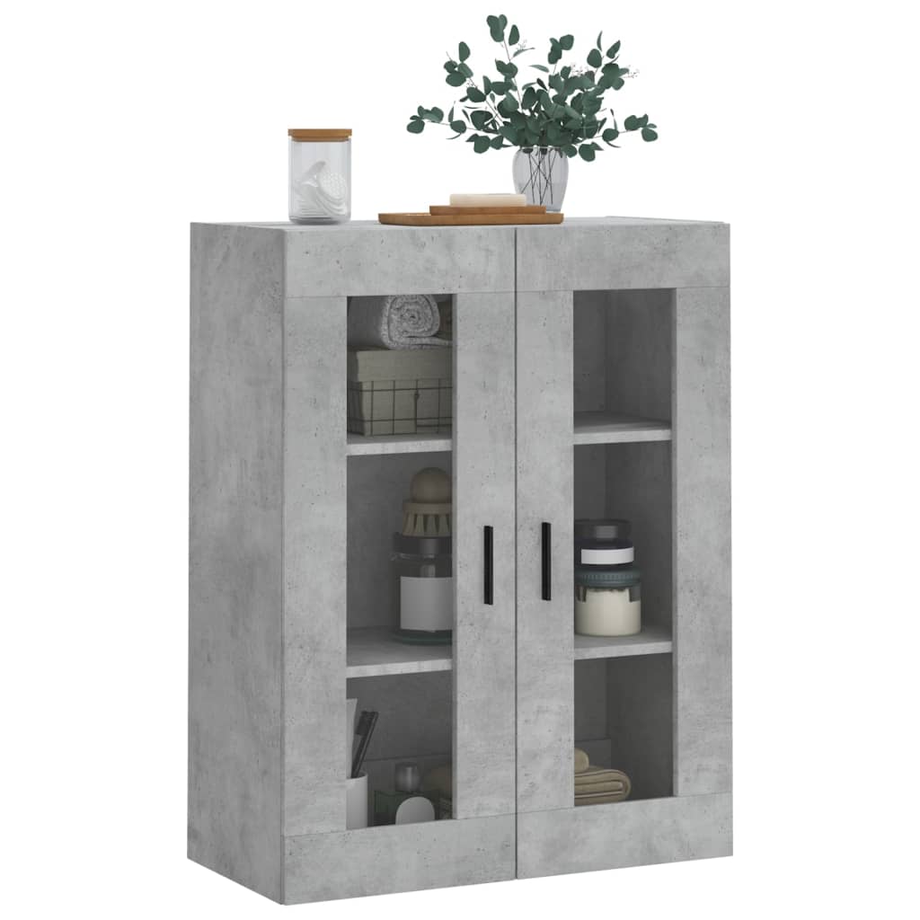 Wandschrank Betongrau 69,5x34x90 cm