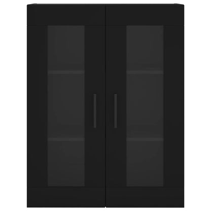 Wandschrank Schwarz 69,5x34x90 cm