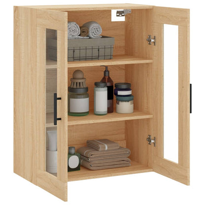 Wandschrank Sonoma-Eiche 69,5x34x90 cm