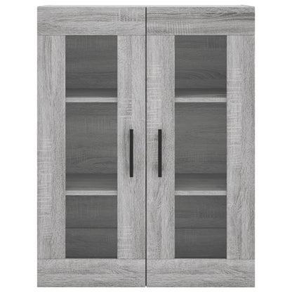 Wandschrank Grau Sonoma 69,5x34x90 cm