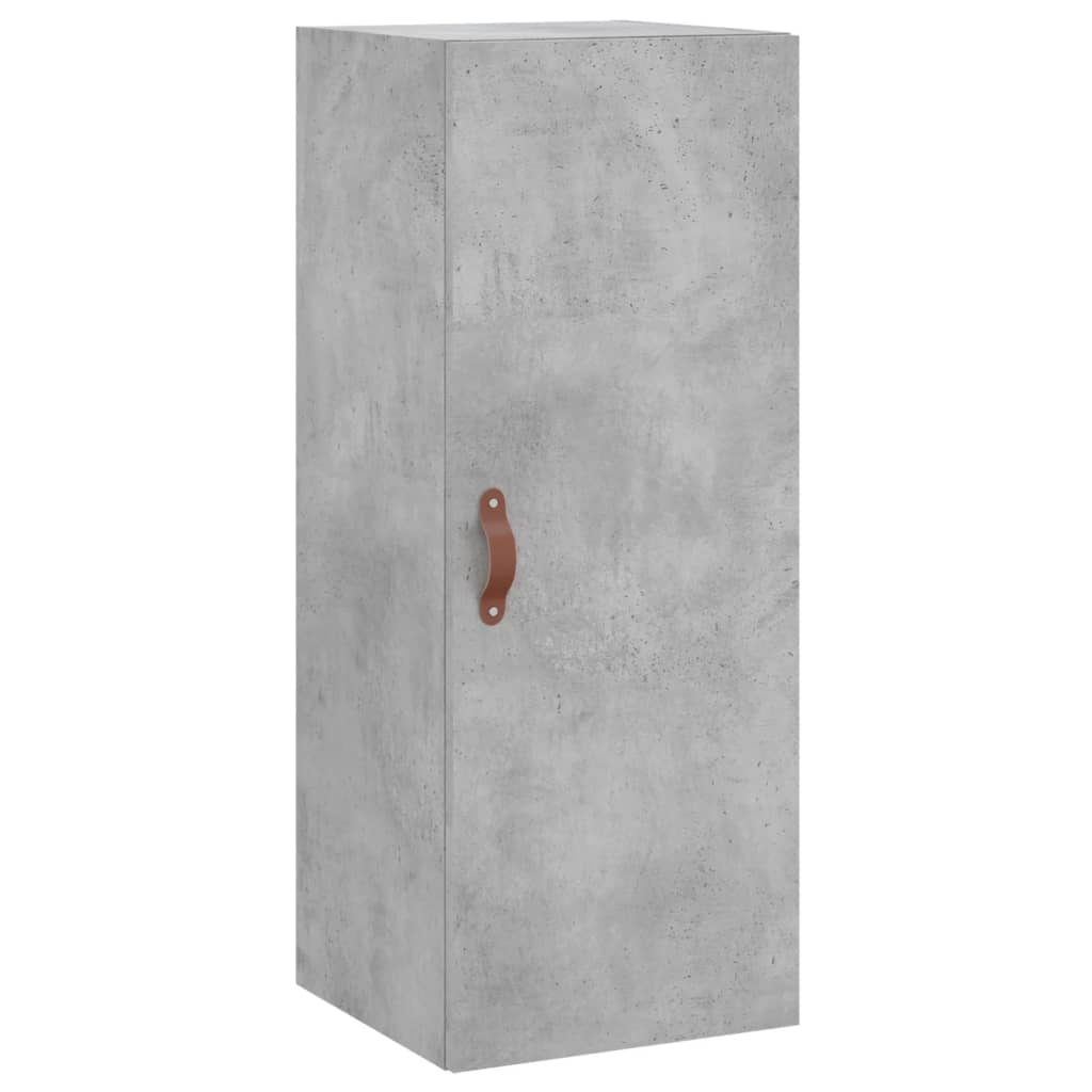 Wandschrank Betongrau 34,5x34x90 cm