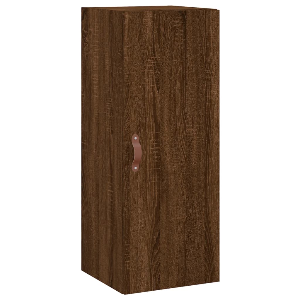 Wandschrank Braun Eichen-Optik 34,5x34x90 cm