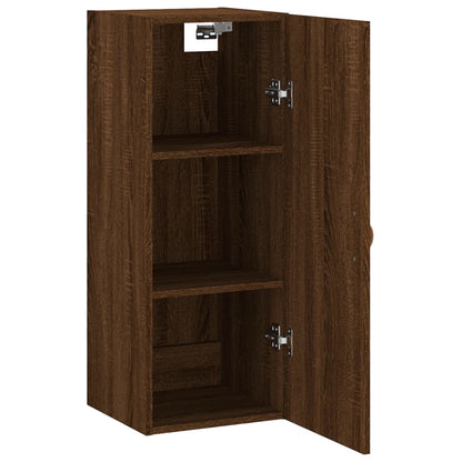 Wandschrank Braun Eichen-Optik 34,5x34x90 cm