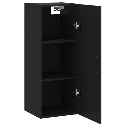 Wandschrank Schwarz 34,5x34x90 cm