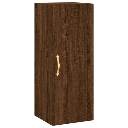 Wandschrank Braun Eichen-Optik 34,5x34x90 cm