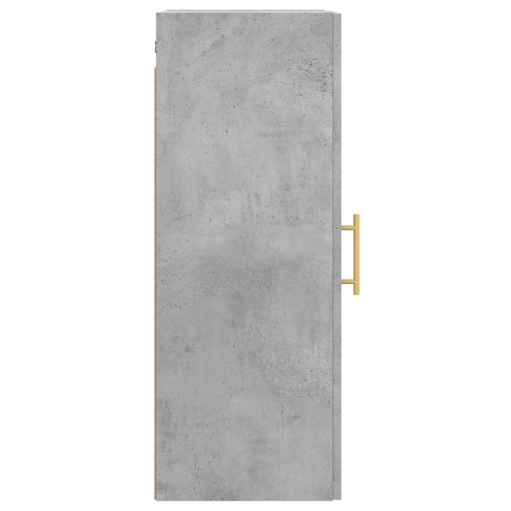 Wandschrank Betongrau 34,5x34x90 cm