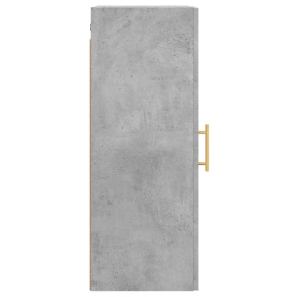 Wandschrank Betongrau 34,5x34x90 cm