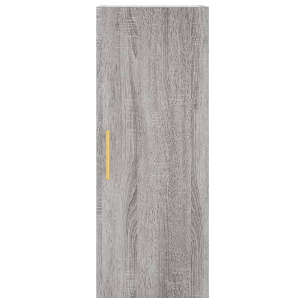 Wandschrank Grau Sonoma 34,5x34x90 cm