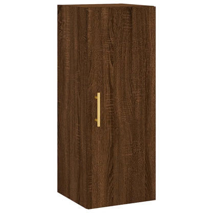 Wandschrank Braun Eichen-Optik 34,5x34x90 cm