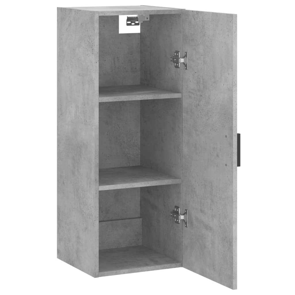 Wandschrank Betongrau 34,5x34x90 cm