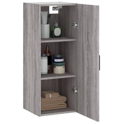 Wandschrank Grau Sonoma 34,5x34x90 cm