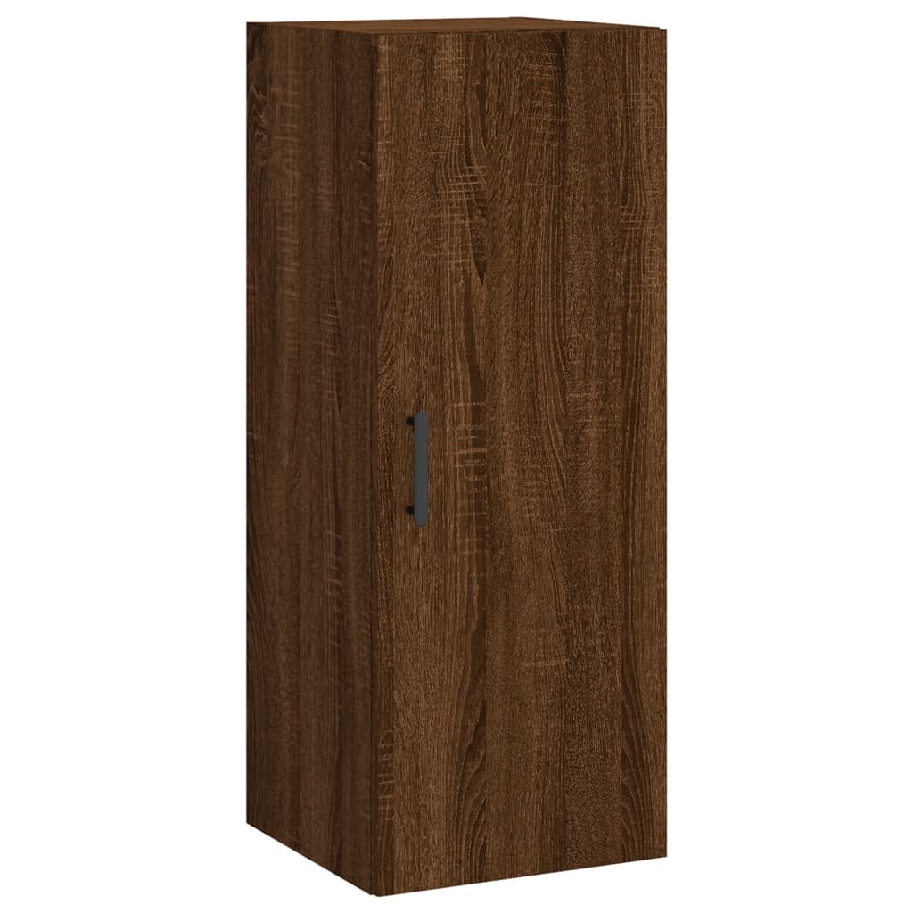 Wandschrank Braun Eichen-Optik 34,5x34x90 cm