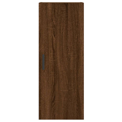 Wandschrank Braun Eichen-Optik 34,5x34x90 cm