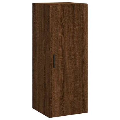 Wandschrank Braun Eichen-Optik 34,5x34x90 cm