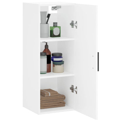 Wandschrank Weiß 34,5x34x90 cm