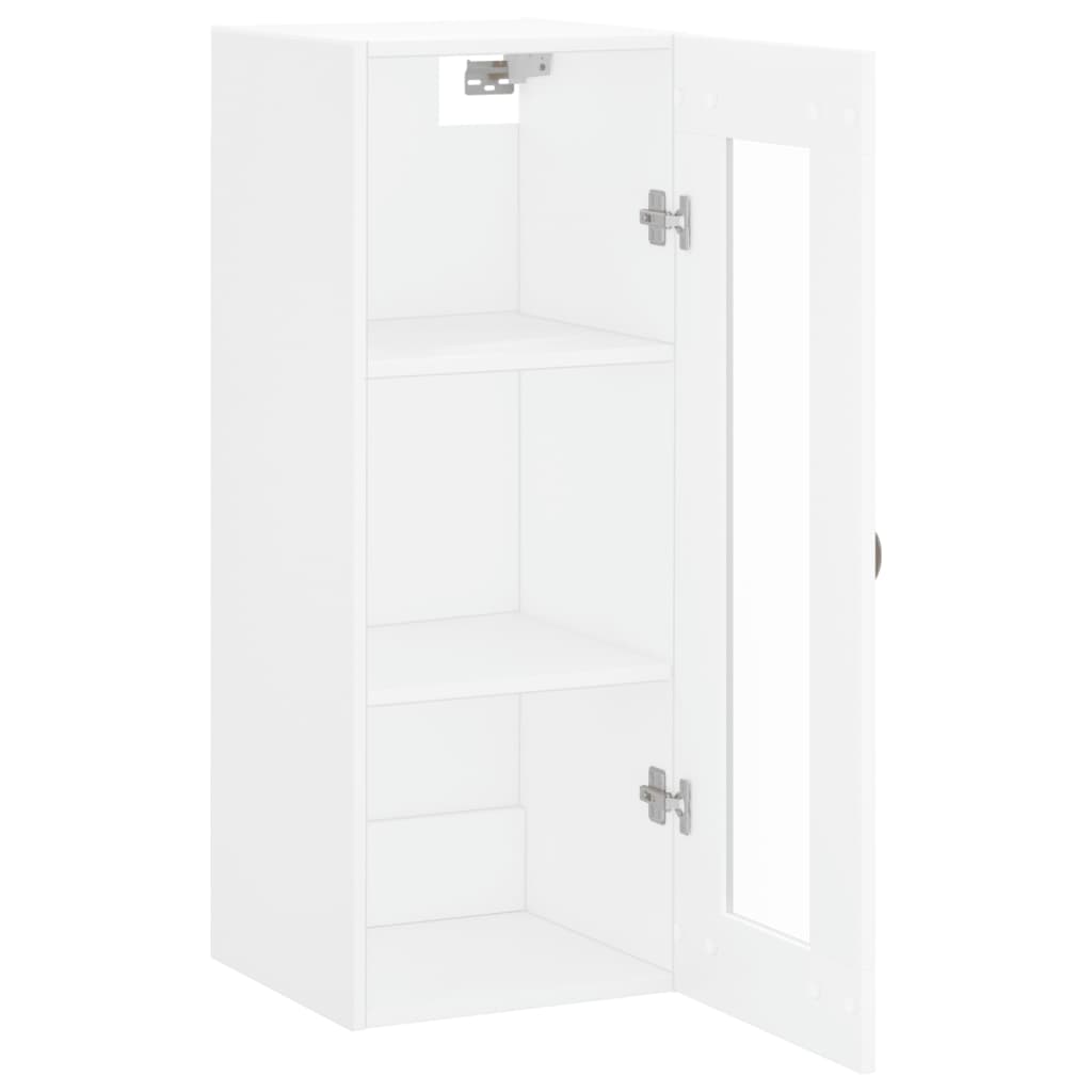 Wandschrank Weiß 34,5x34x90 cm