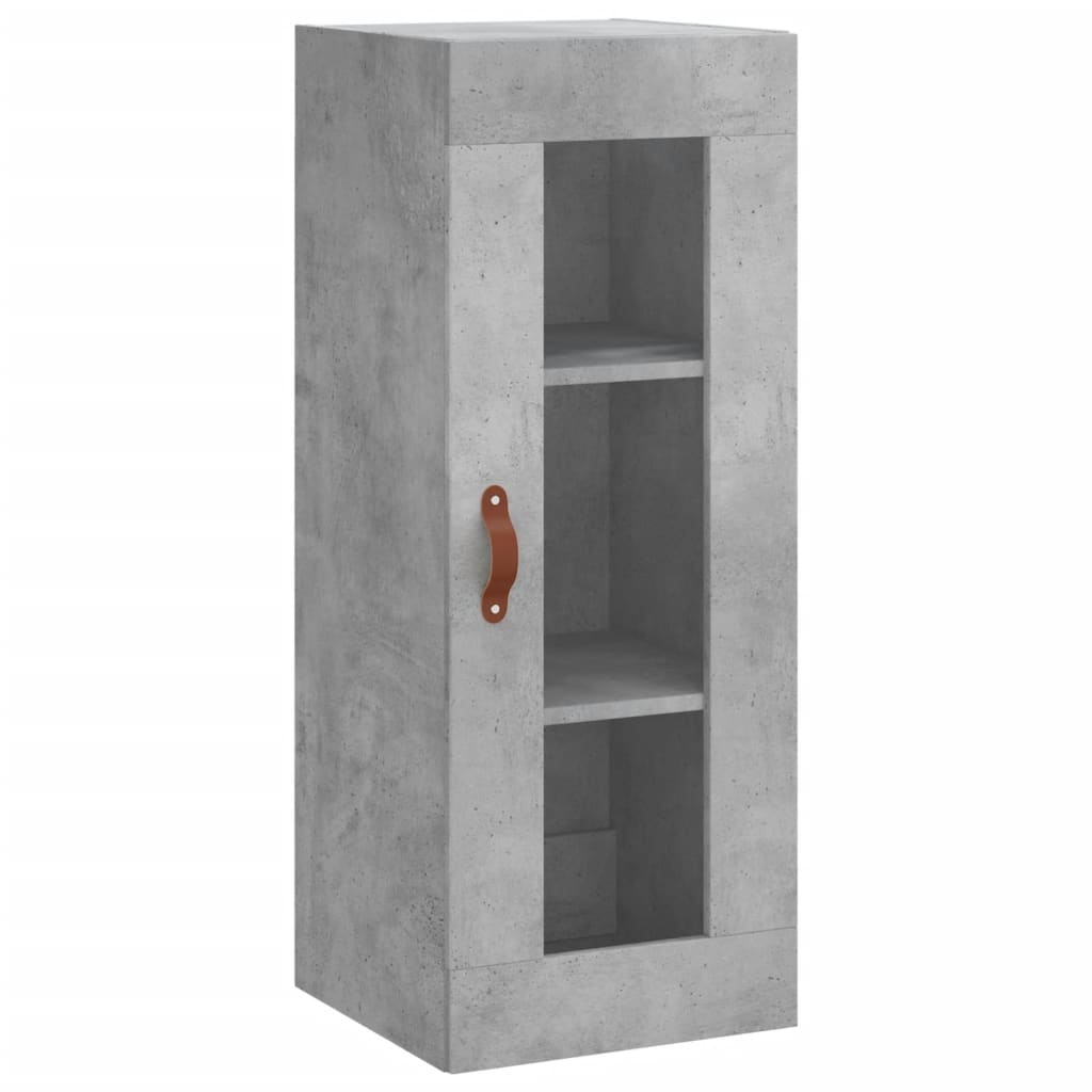 Wandschrank Betongrau 34,5x34x90 cm