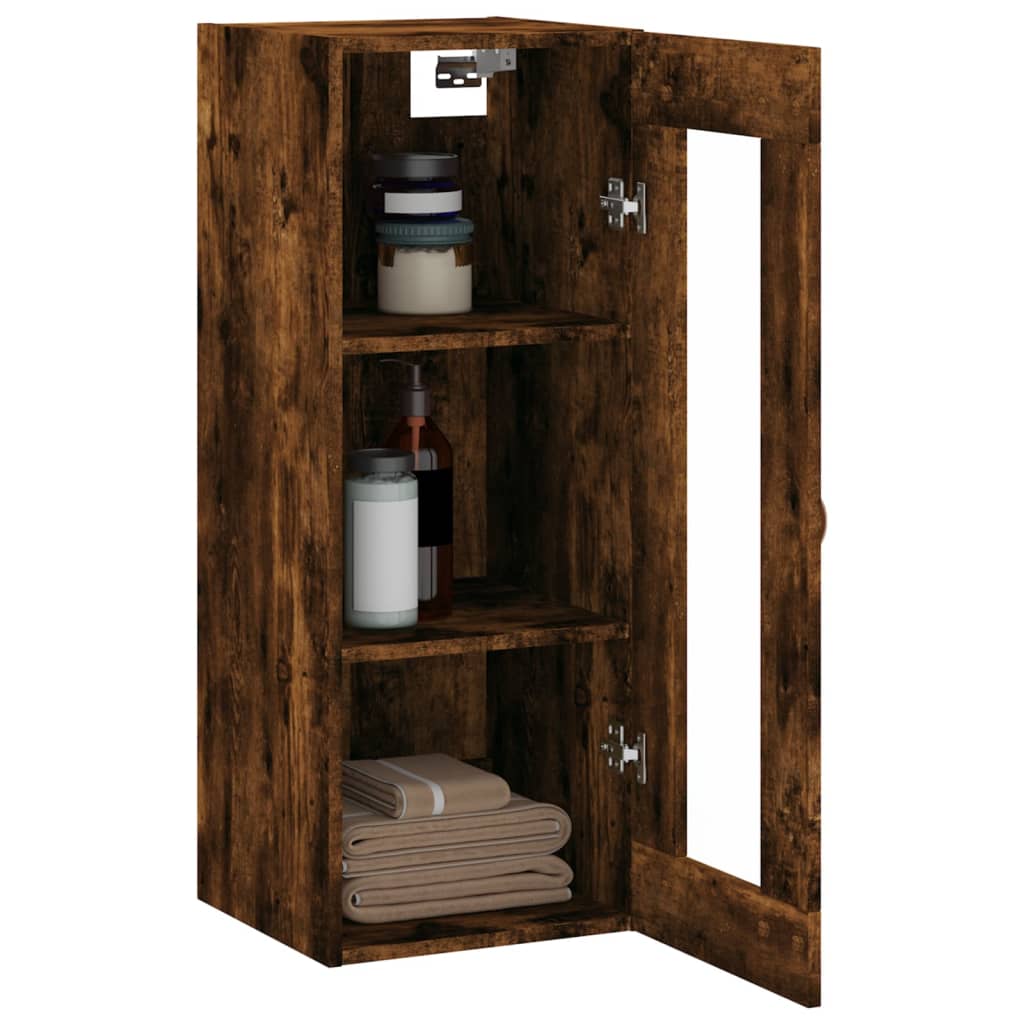 Wandschrank Räuchereiche 34,5x34x90 cm