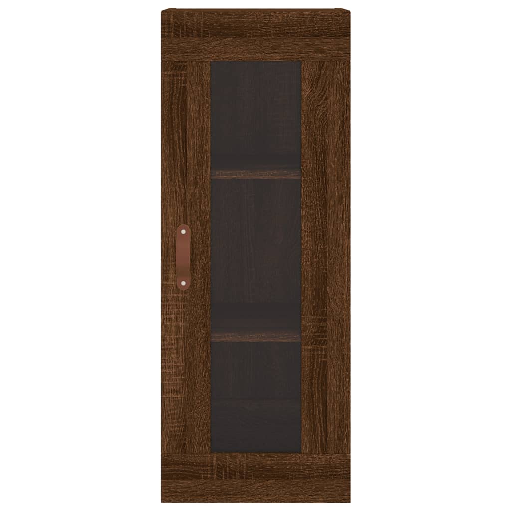 Wandschrank Braun Eichen-Optik 34,5x34x90 cm