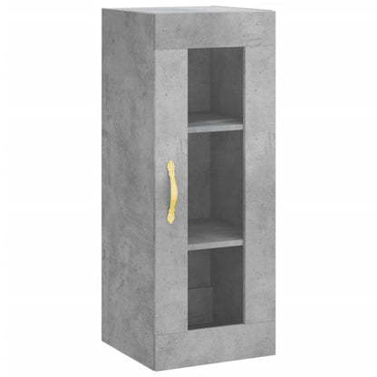 Wandschrank Betongrau 34,5x34x90 cm