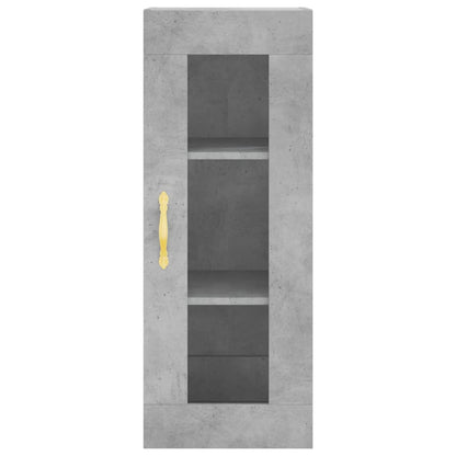 Wandschrank Betongrau 34,5x34x90 cm