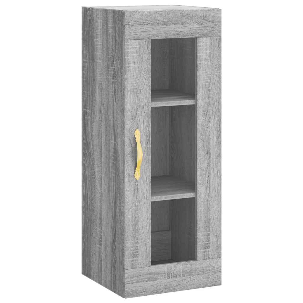 Wandschrank Grau Sonoma 34,5x34x90 cm