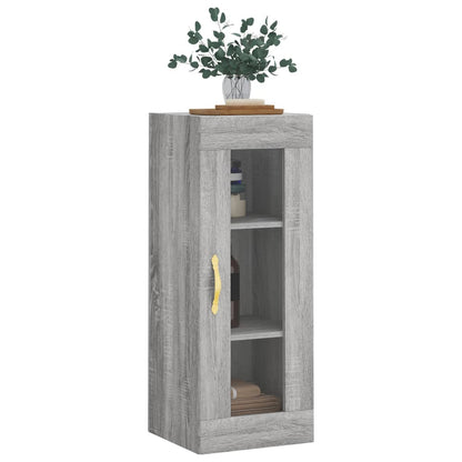 Wandschrank Grau Sonoma 34,5x34x90 cm