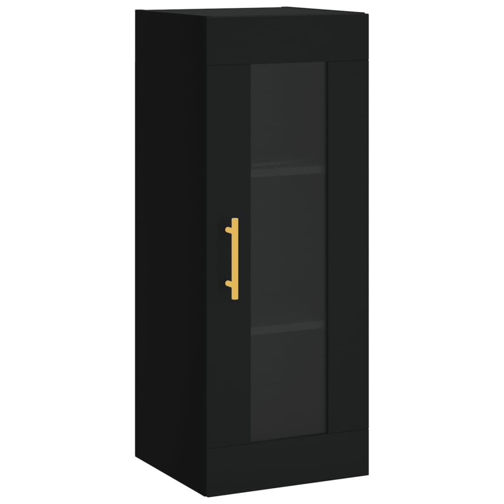 Wandschrank Schwarz 34,5x34x90 cm