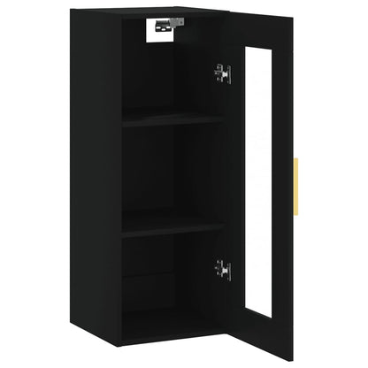 Wandschrank Schwarz 34,5x34x90 cm