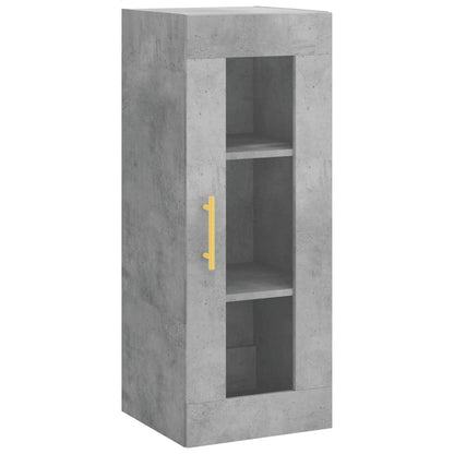 Wandschrank Betongrau 34,5x34x90 cm