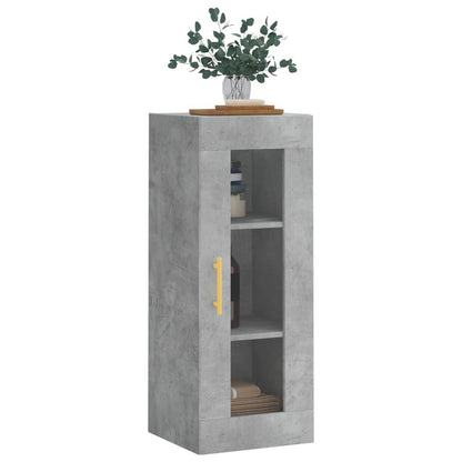 Wandschrank Betongrau 34,5x34x90 cm