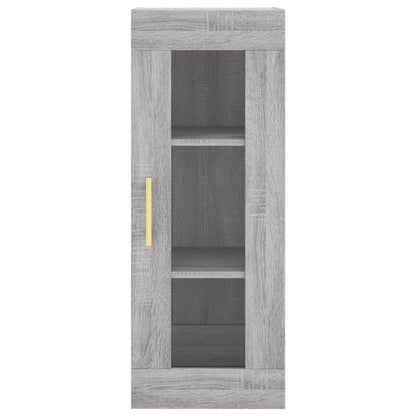 Wandschrank Grau Sonoma 34,5x34x90 cm