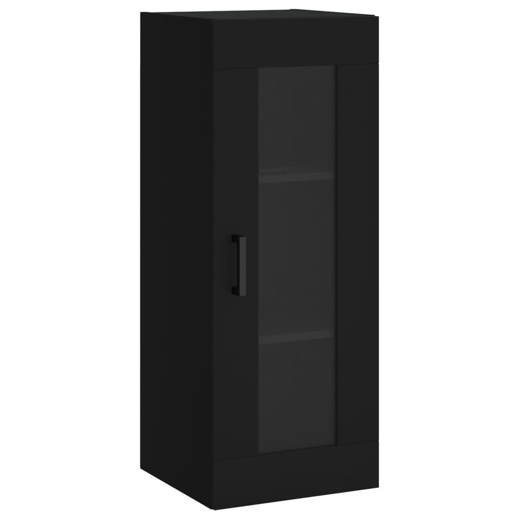 Wandschrank Schwarz 34,5x34x90 cm