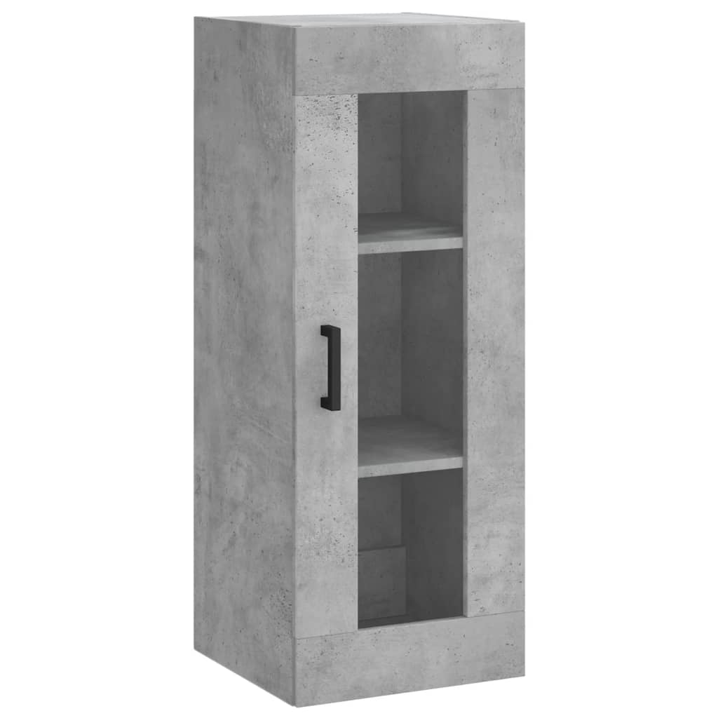 Wandschrank Betongrau 34,5x34x90 cm