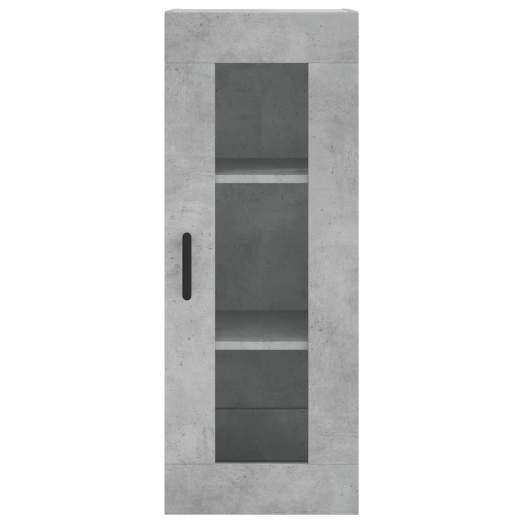 Wandschrank Betongrau 34,5x34x90 cm