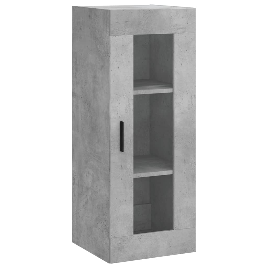 Wandschrank Betongrau 34,5x34x90 cm