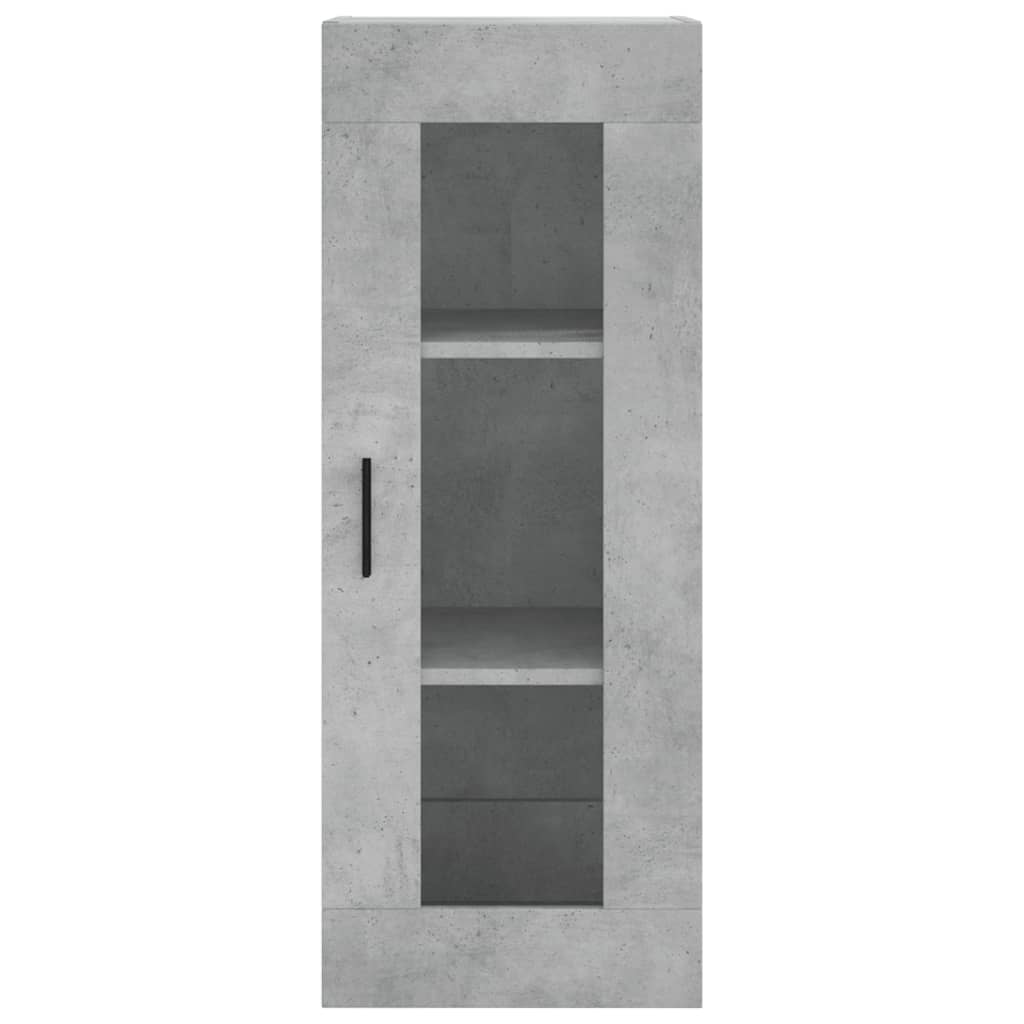 Wandschrank Betongrau 34,5x34x90 cm