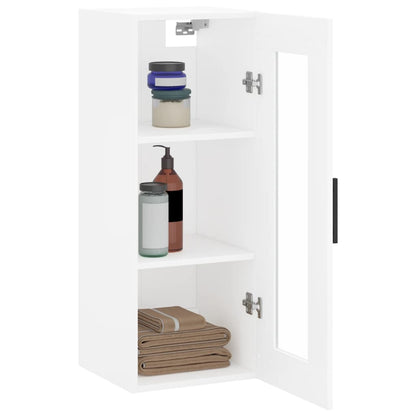 Wandschrank Weiß 34,5x34x90 cm