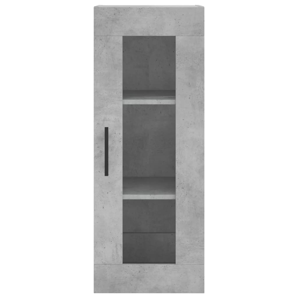 Wandschrank Betongrau 34,5x34x90 cm