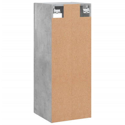 Wandschrank Betongrau 34,5x34x90 cm