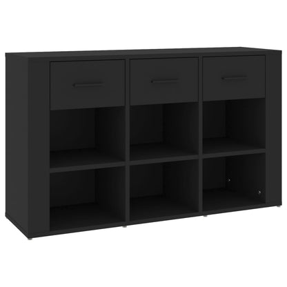 Sideboard Schwarz 100x30x59,5 cm Holzwerkstoff