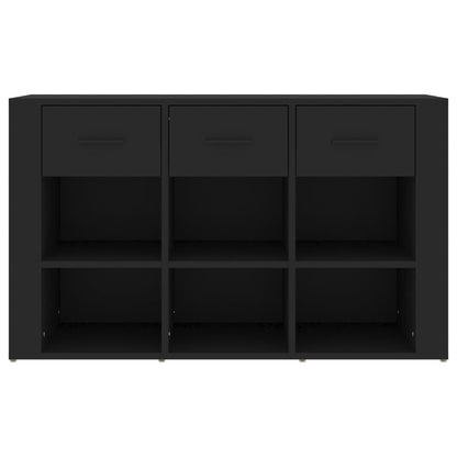 Sideboard Schwarz 100x30x59,5 cm Holzwerkstoff