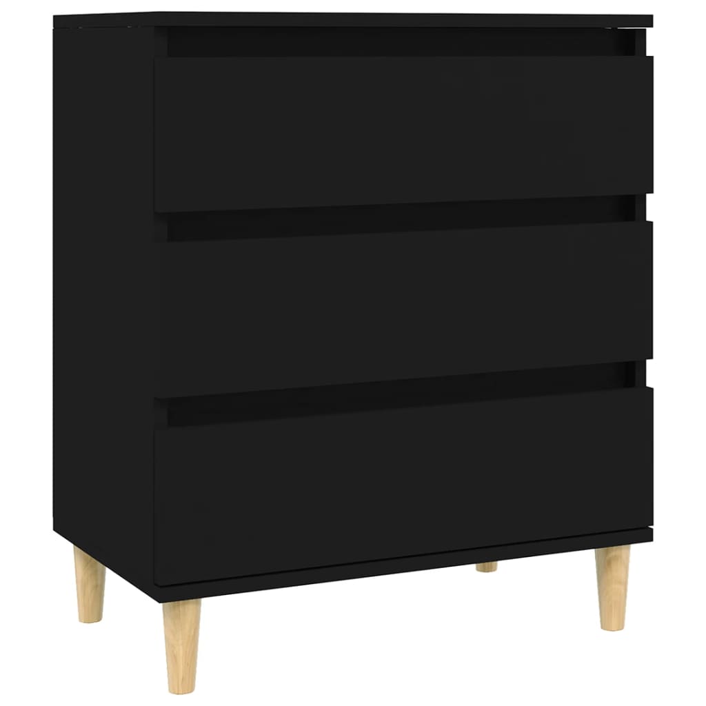 Sideboard Schwarz 60x35x70 cm Holzwerkstoff