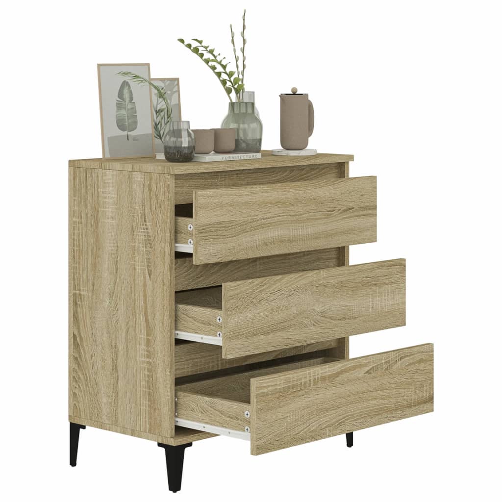 Sideboard Sonoma-Eiche 60x35x70 cm Holzwerkstoff