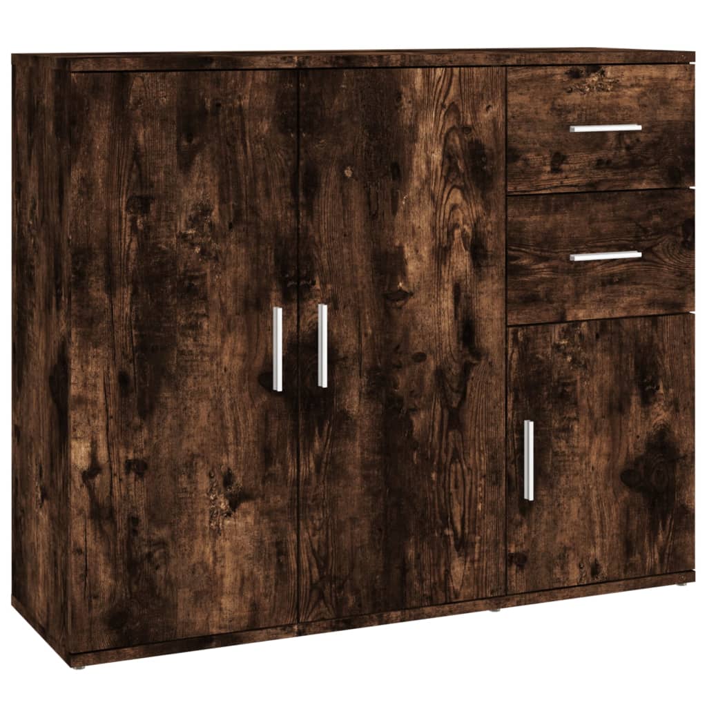 Sideboard Räuchereiche 91x29,5x75 cm Holzwerkstoff