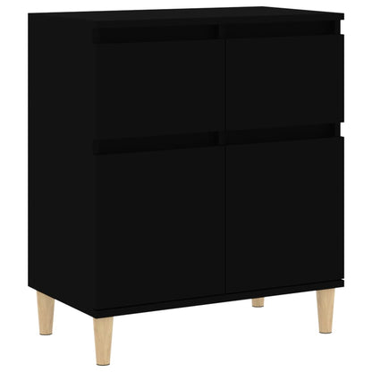 Sideboard Schwarz 60x35x70 cm Holzwerkstoff