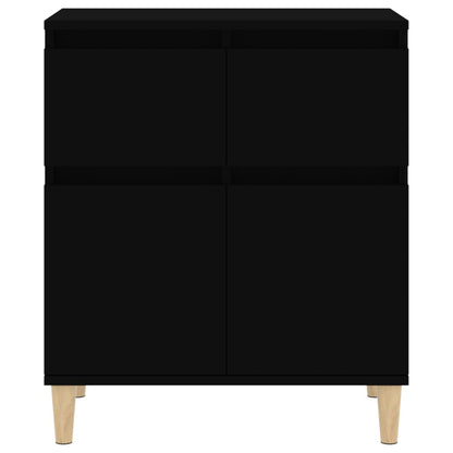 Sideboard Schwarz 60x35x70 cm Holzwerkstoff