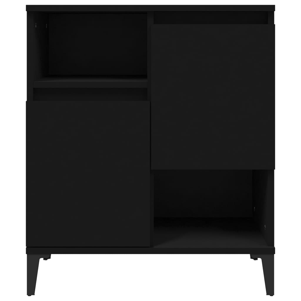 Sideboard Schwarz 60x35x70 cm Holzwerkstoff