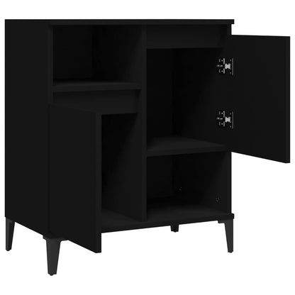 Sideboard Schwarz 60x35x70 cm Holzwerkstoff